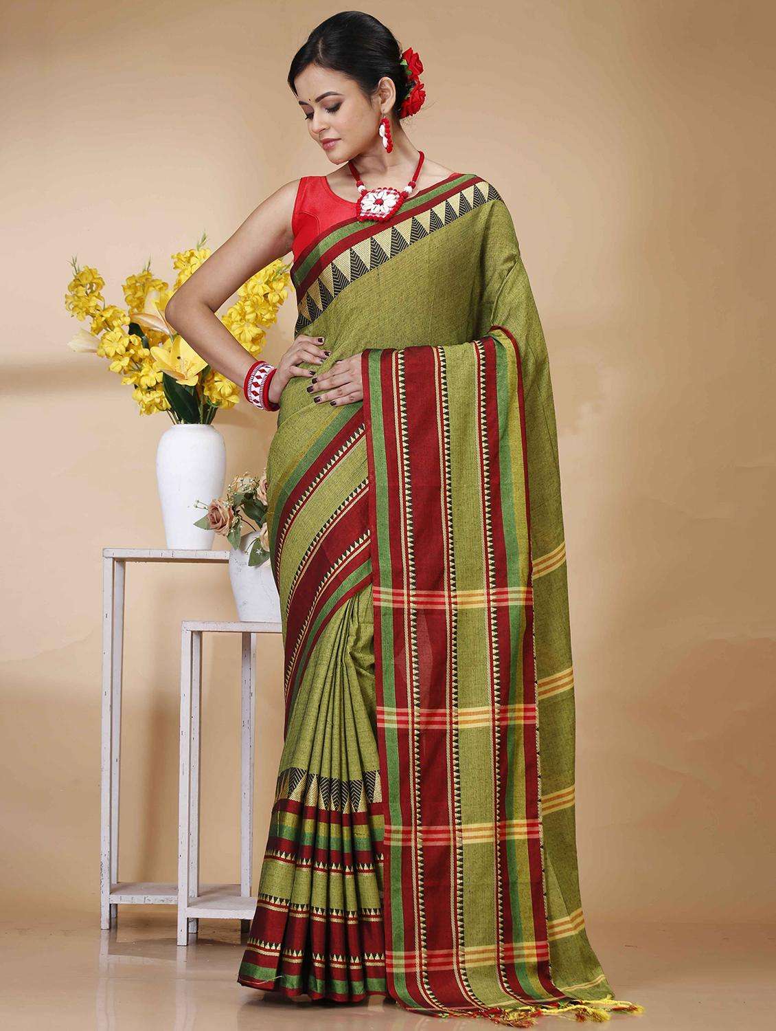 women self design handloom saree - 22261430 -  Standard Image - 2