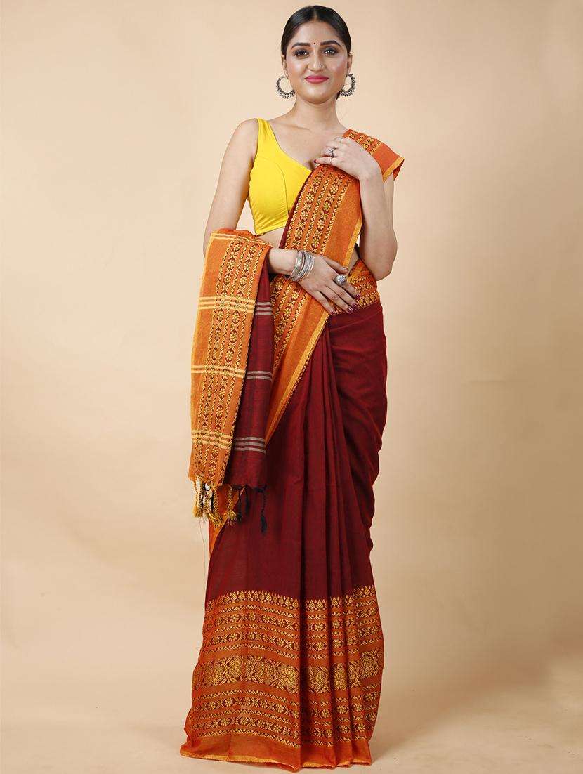 women self design handloom saree - 22261467 -  Standard Image - 2