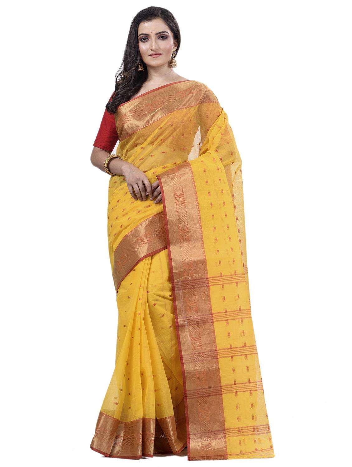 women self design handloom saree