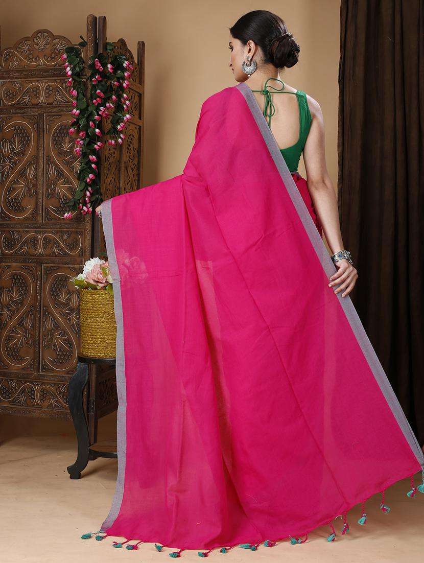 women solid plain saree - 22261511 -  Standard Image - 2