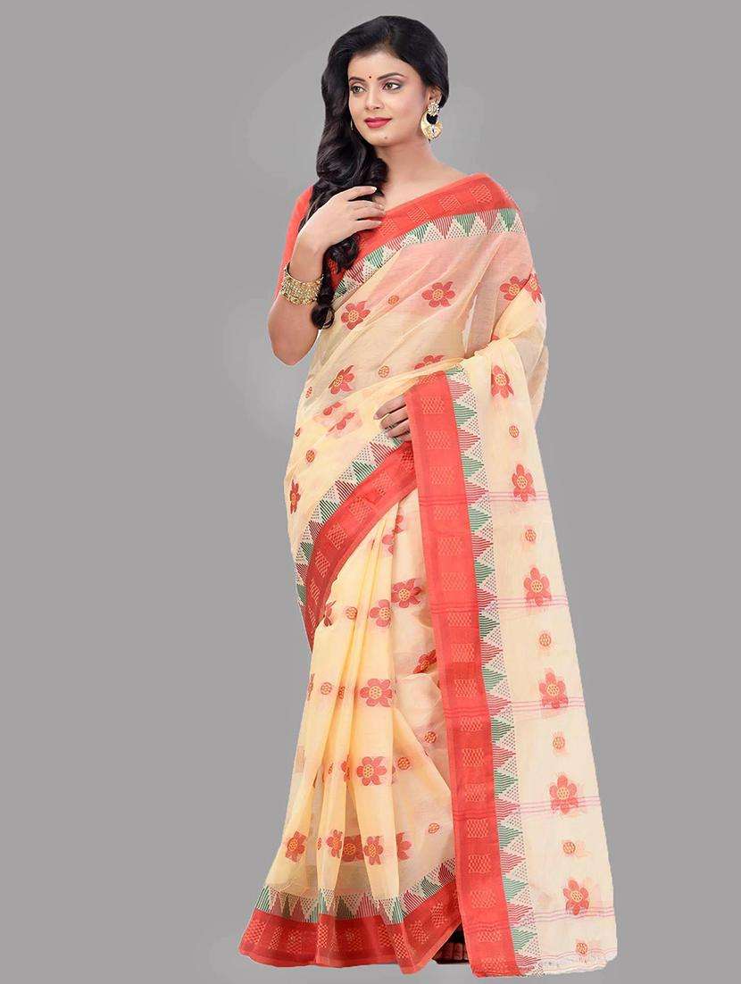 women self design handloom saree