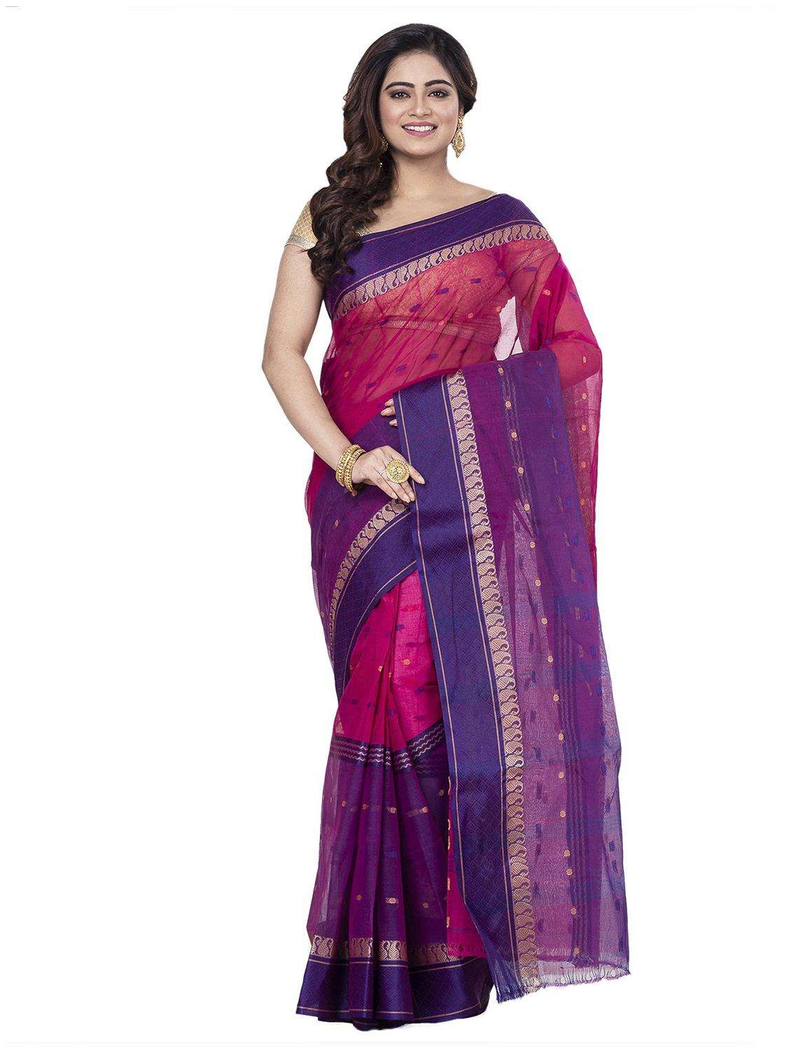 women self design handloom saree