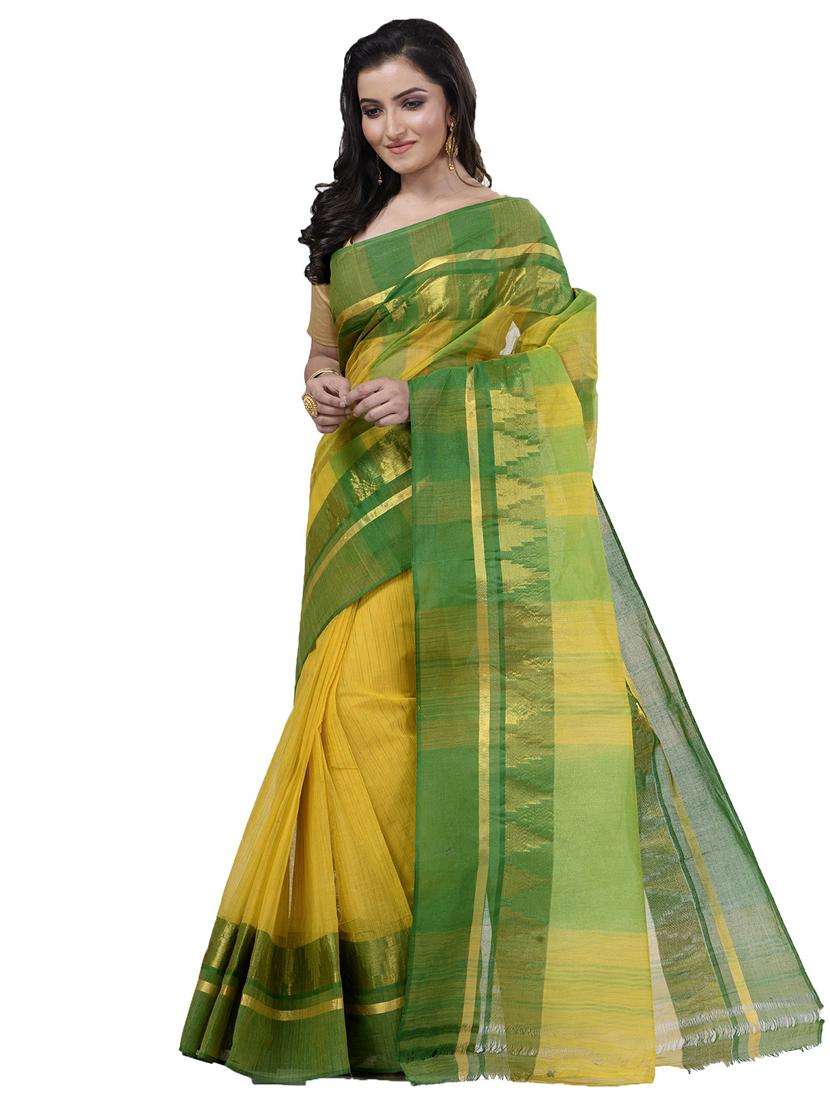 women pack of 2 self design handloom saree - 22261707 -  Standard Image - 2