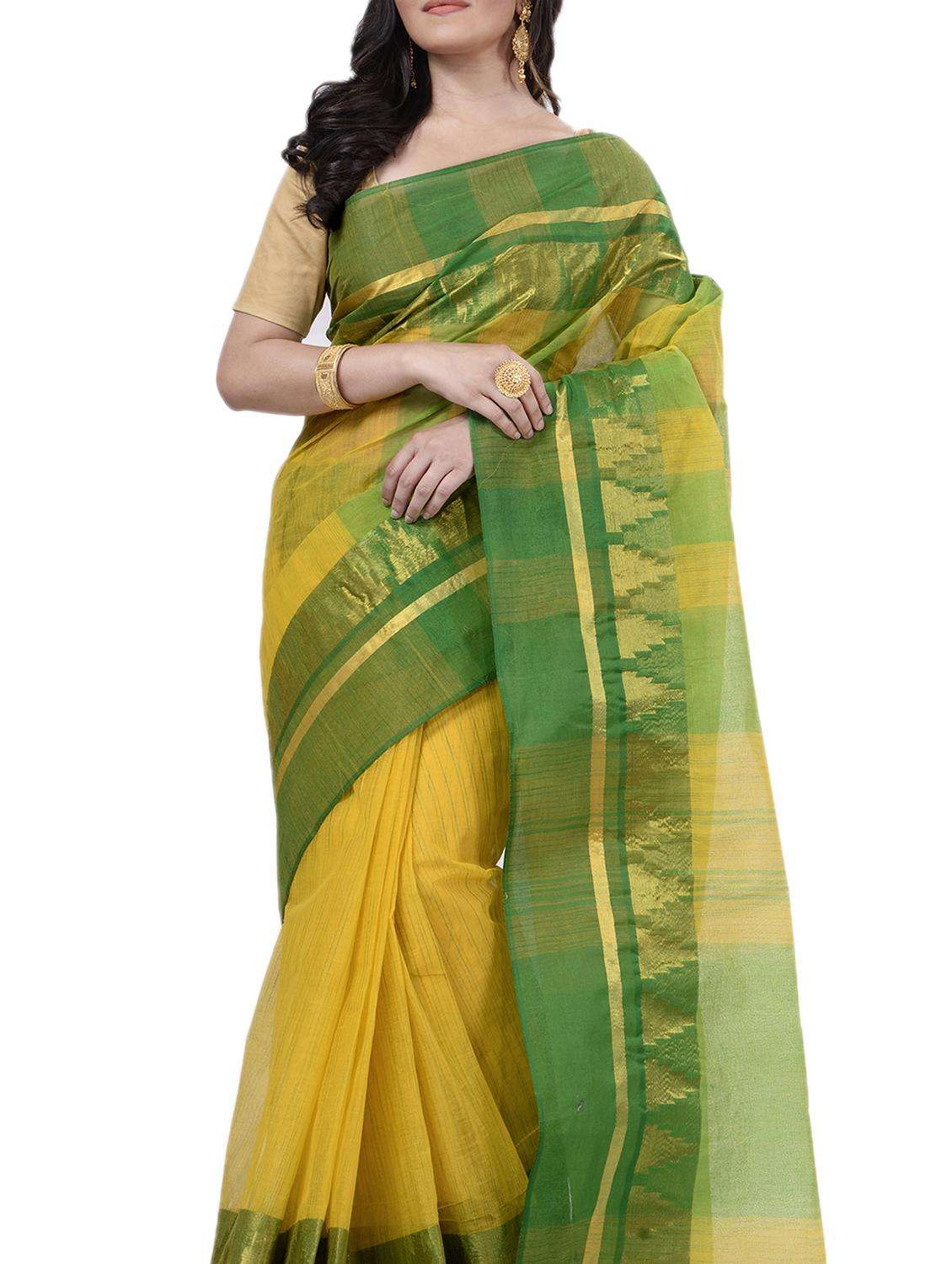 women self design handloom saree with blouse - 22262094 -  Standard Image - 2