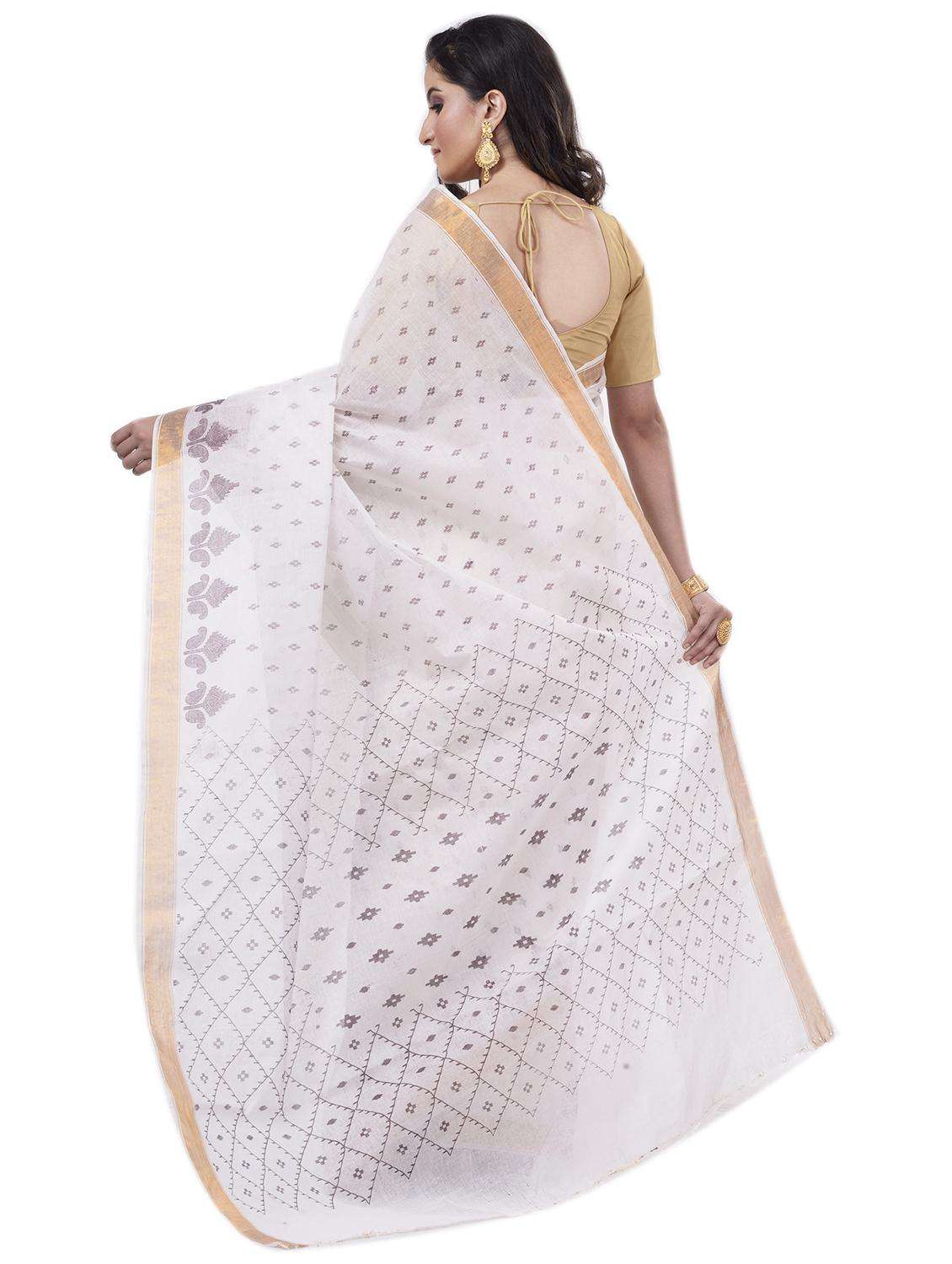 women printed handloom saree - 22262698 -  Standard Image - 2