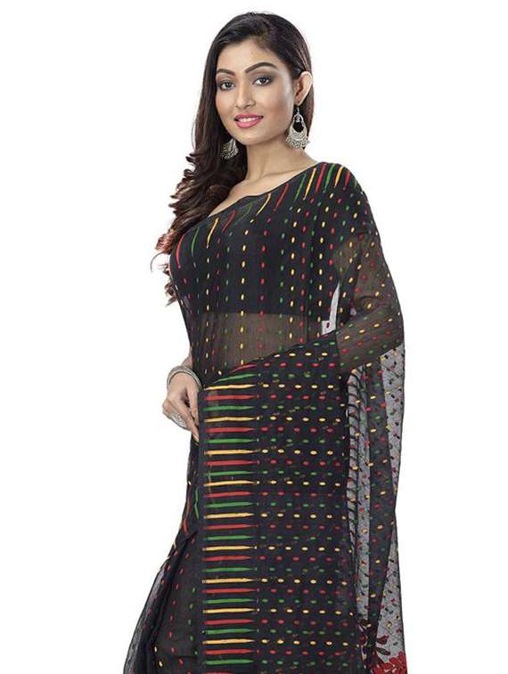 women self design jamdani saree - 22262796 -  Standard Image - 2