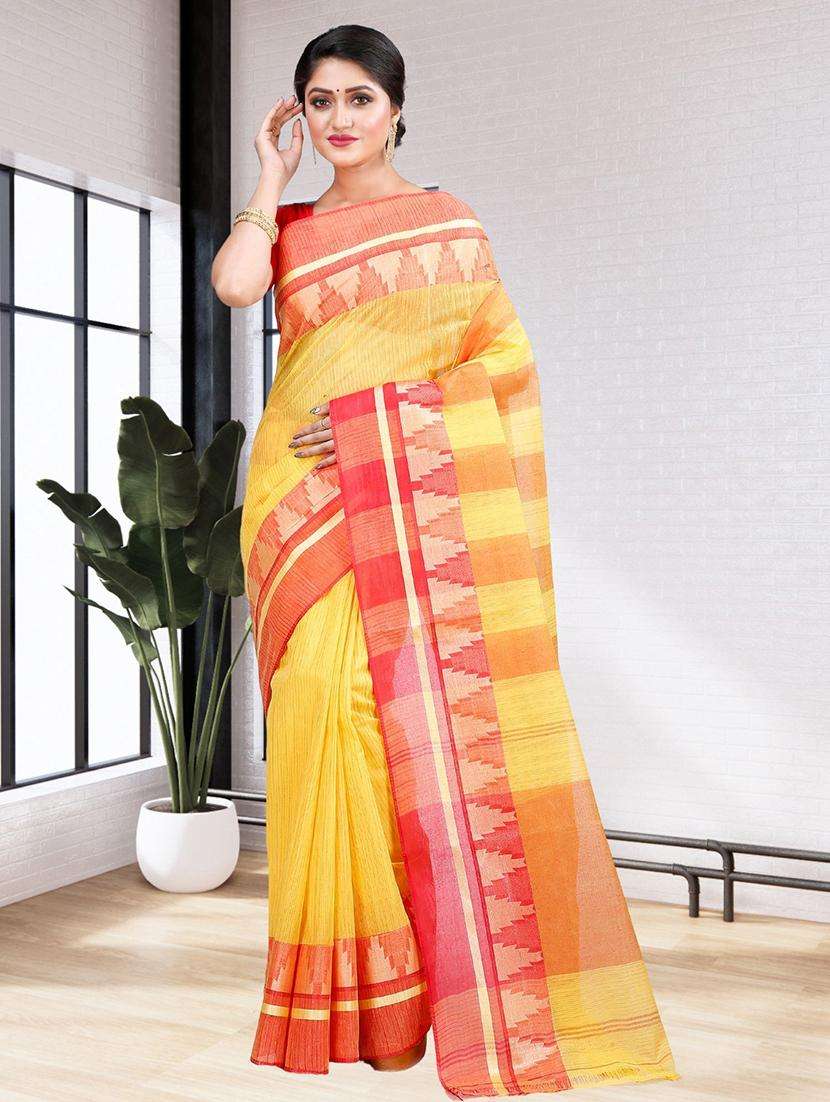 women self design handloom saree