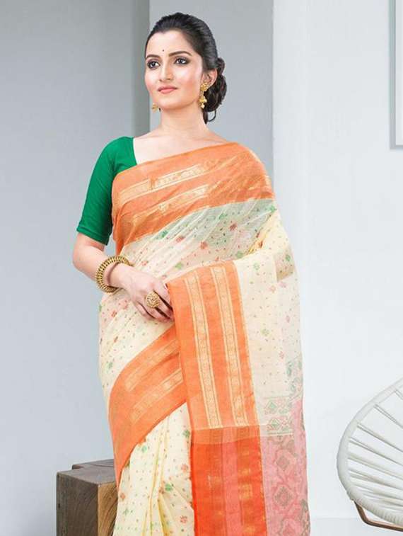women self design handloom saree - 22263385 -  Standard Image - 2
