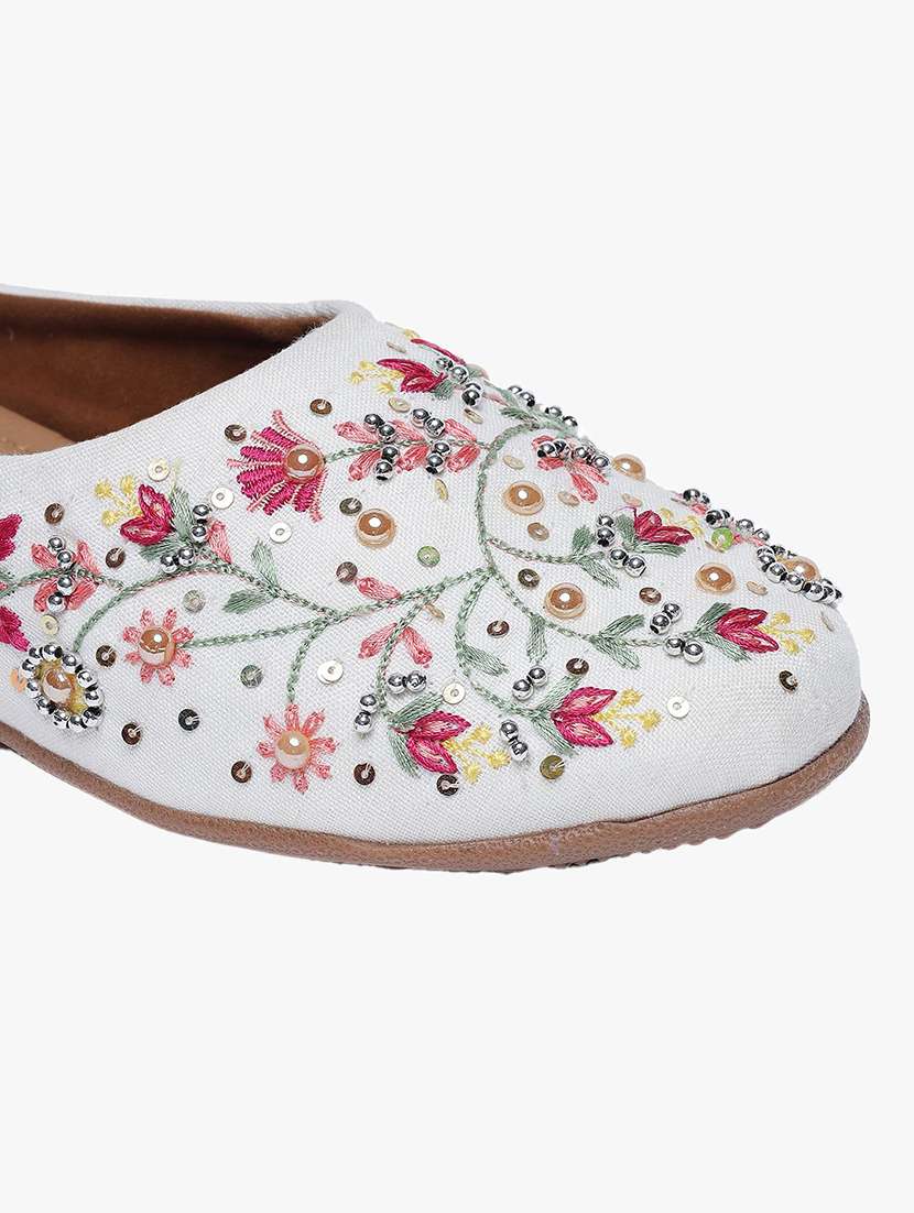 women embroidered flat mules - 22263429 -  Standard Image - 7