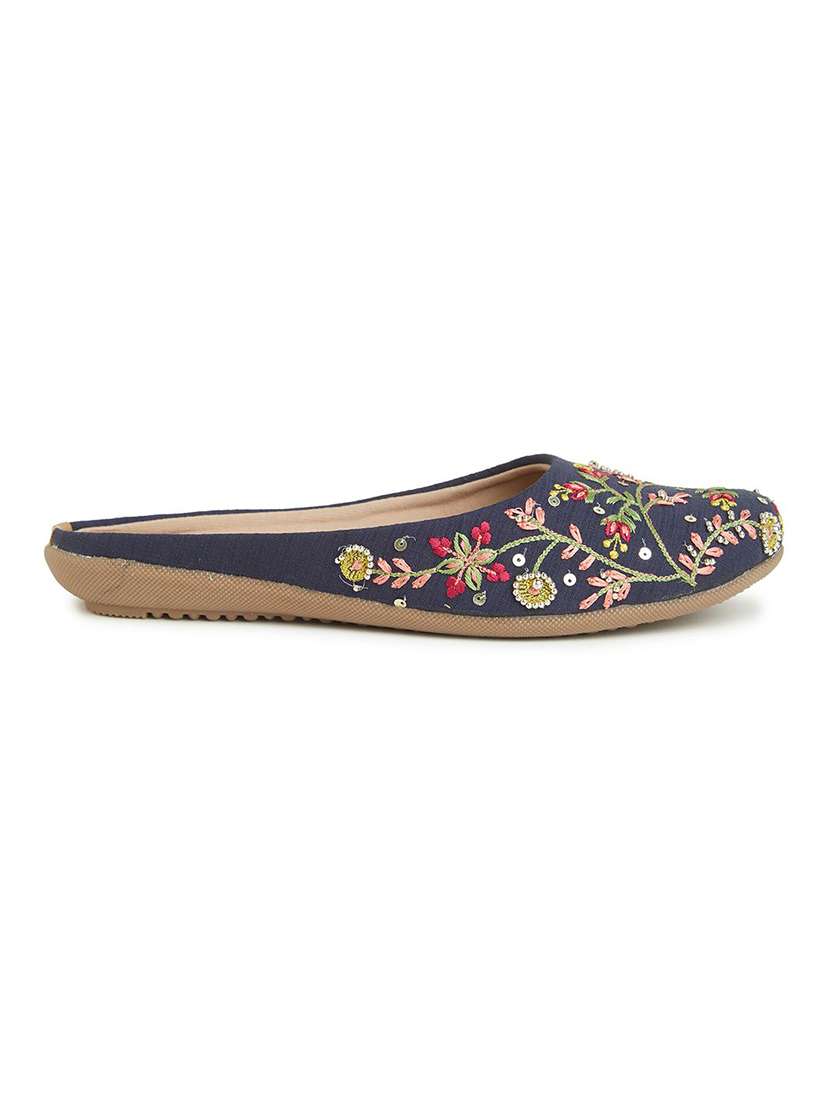 women embroidered slip on mules - 22263436 -  Standard Image - 2
