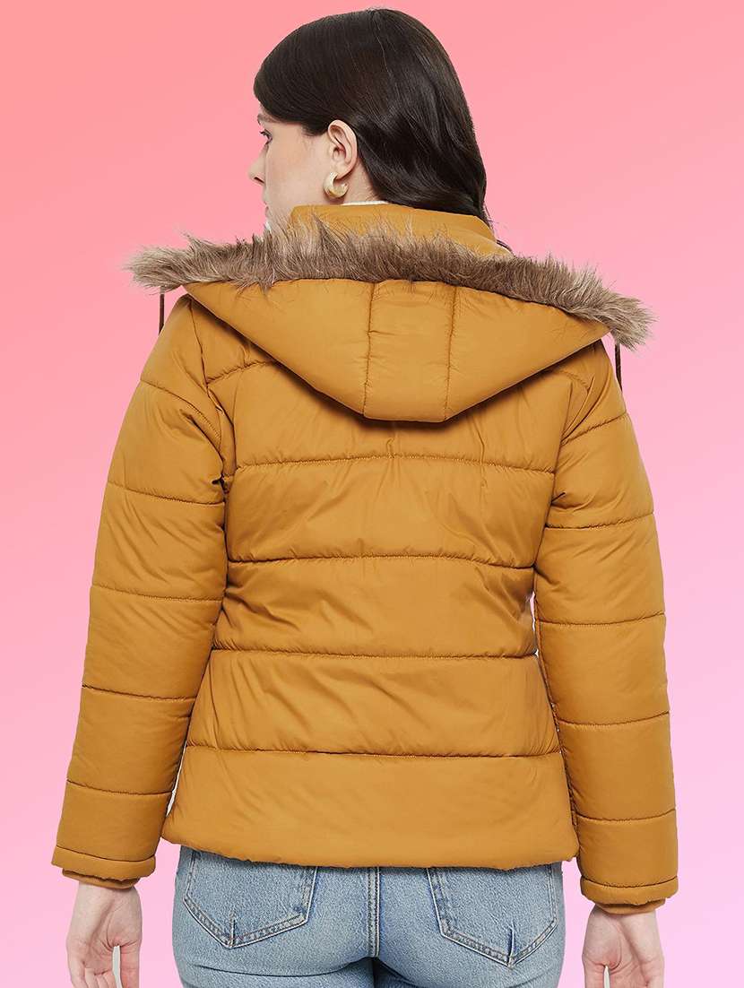 women long sleeve hooded quilted jacket - 22263682 -  Standard Image - 2