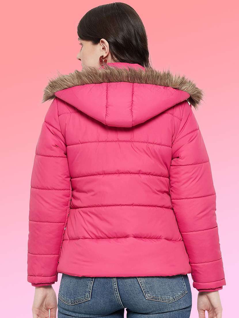 women long sleeve hooded quilted jacket - 22263691 -  Standard Image - 2
