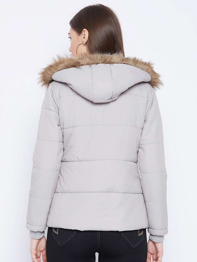 women long sleeve hooded quilted jacket - 22263827 -  Standard Image - 2