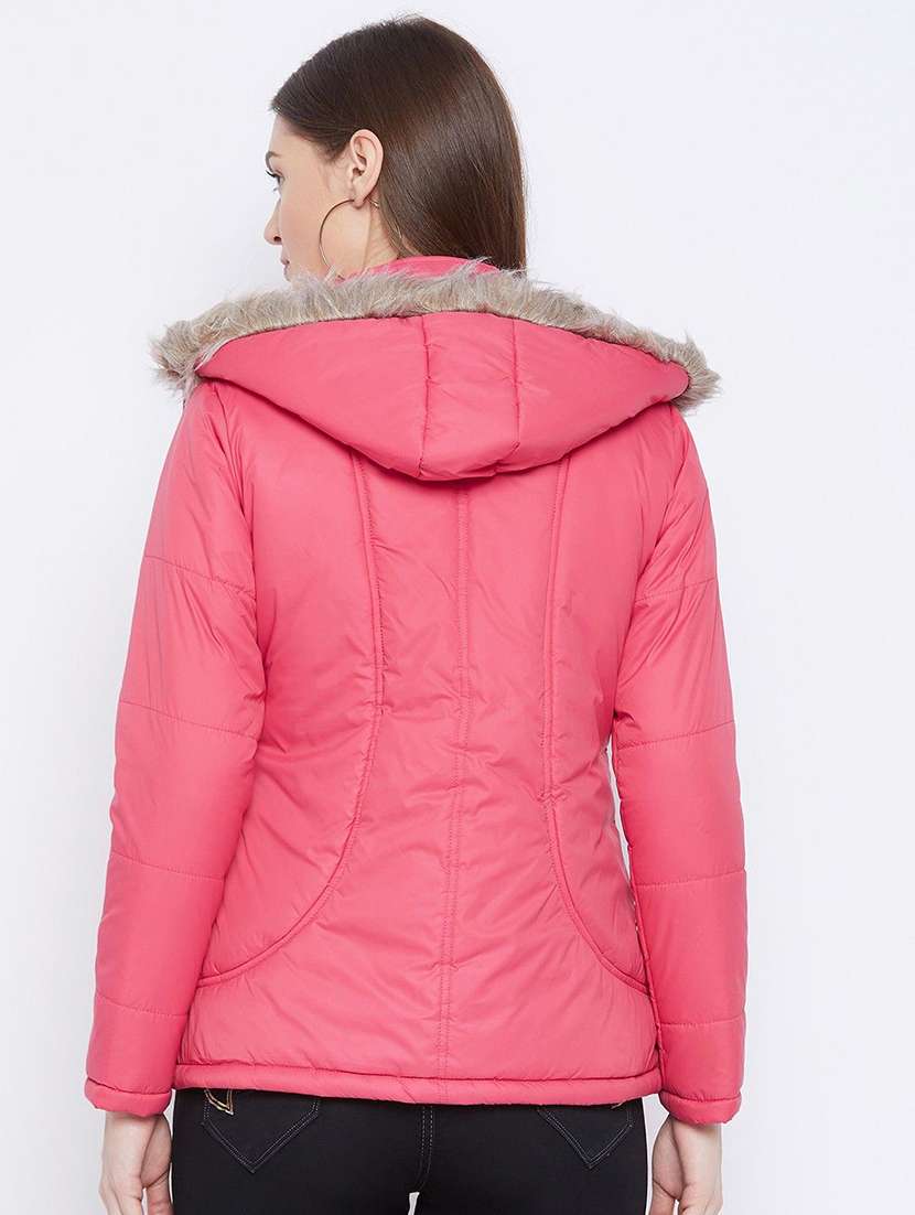 women long sleeve hooded quilted jacket - 22263851 -  Standard Image - 2
