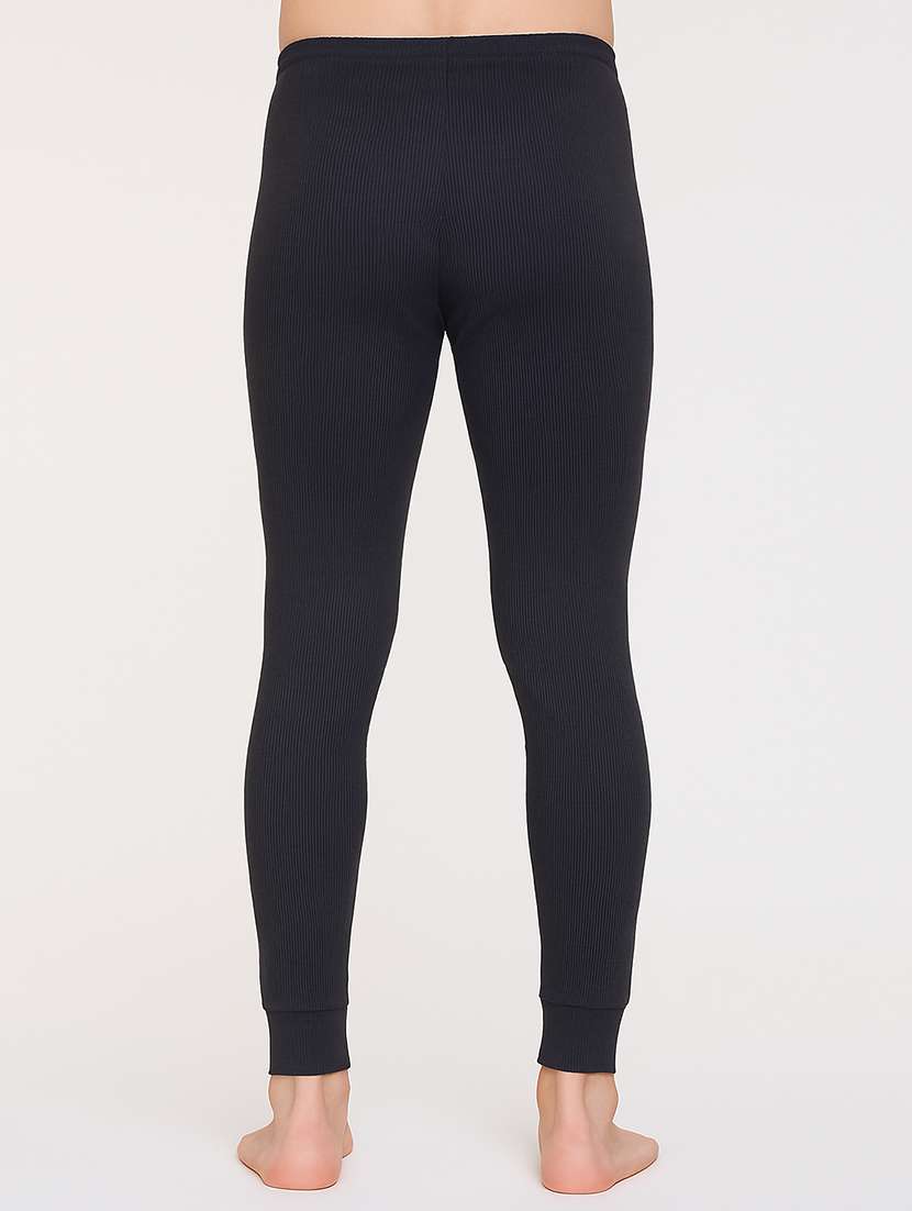 men solid mid rise thermal bottom - 22263953 -  Standard Image - 2