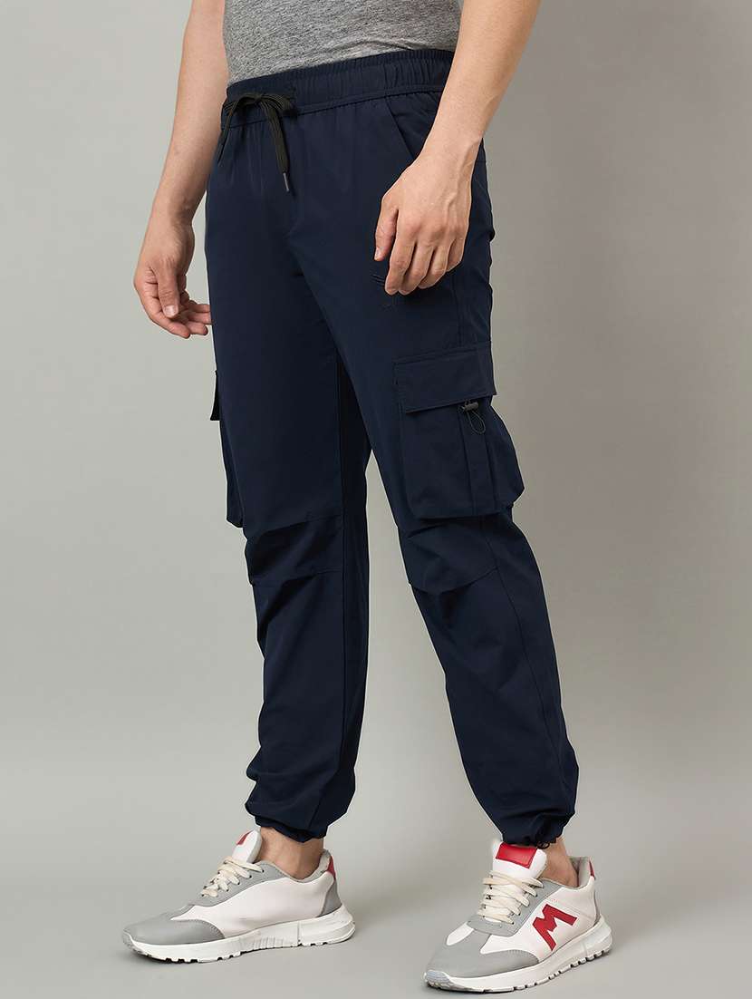 men solid mid rise cargo jogger - 22264091 -  Standard Image - 2