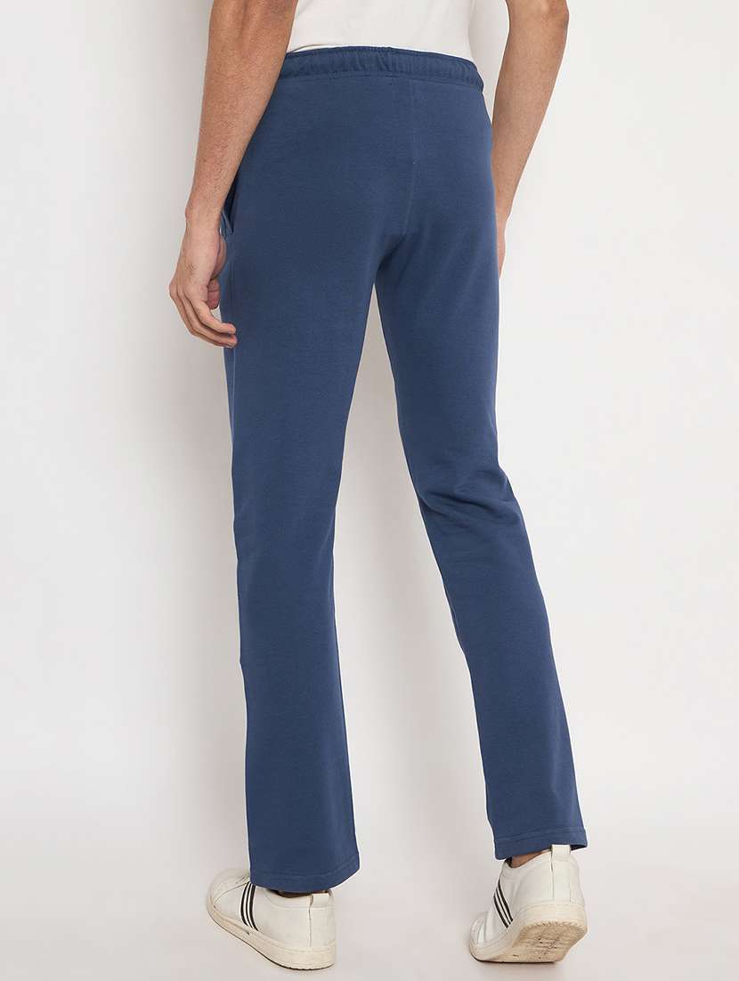 men solid mid rise regular fit track pant - 22264093 -  Standard Image - 2