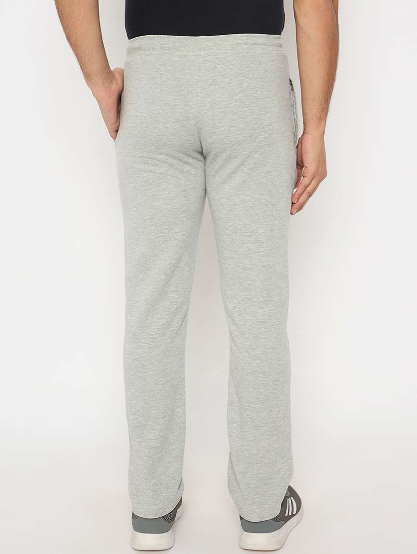 men solid mid rise regular fit track pant - 22264094 -  Standard Image - 2