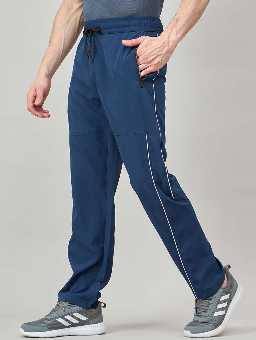 men solid mid rise relaxed fit track pant - 22264097 -  Standard Image - 2