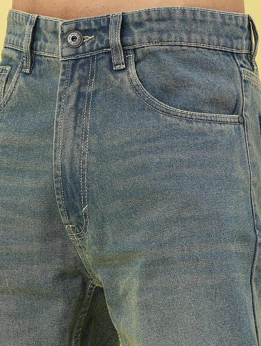 men washed mid rise full length straight jeans - 22264173 -  Standard Image - 2