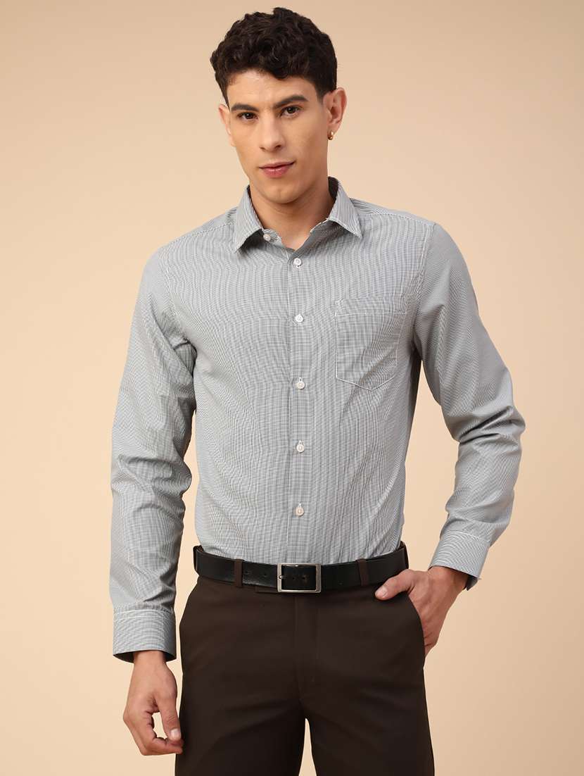 men printed long sleeves formal shirt - 22264206 -  Standard Image - 2