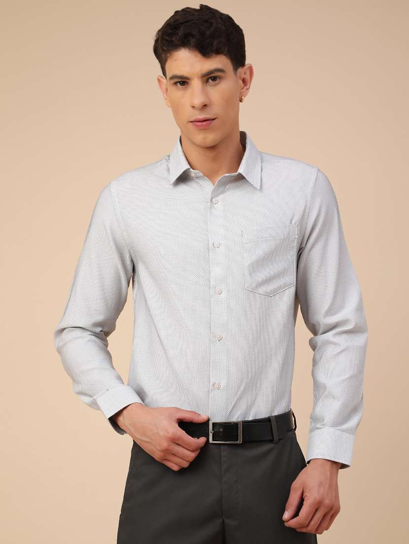 men printed long sleeves formal shirt - 22264209 -  Standard Image - 2