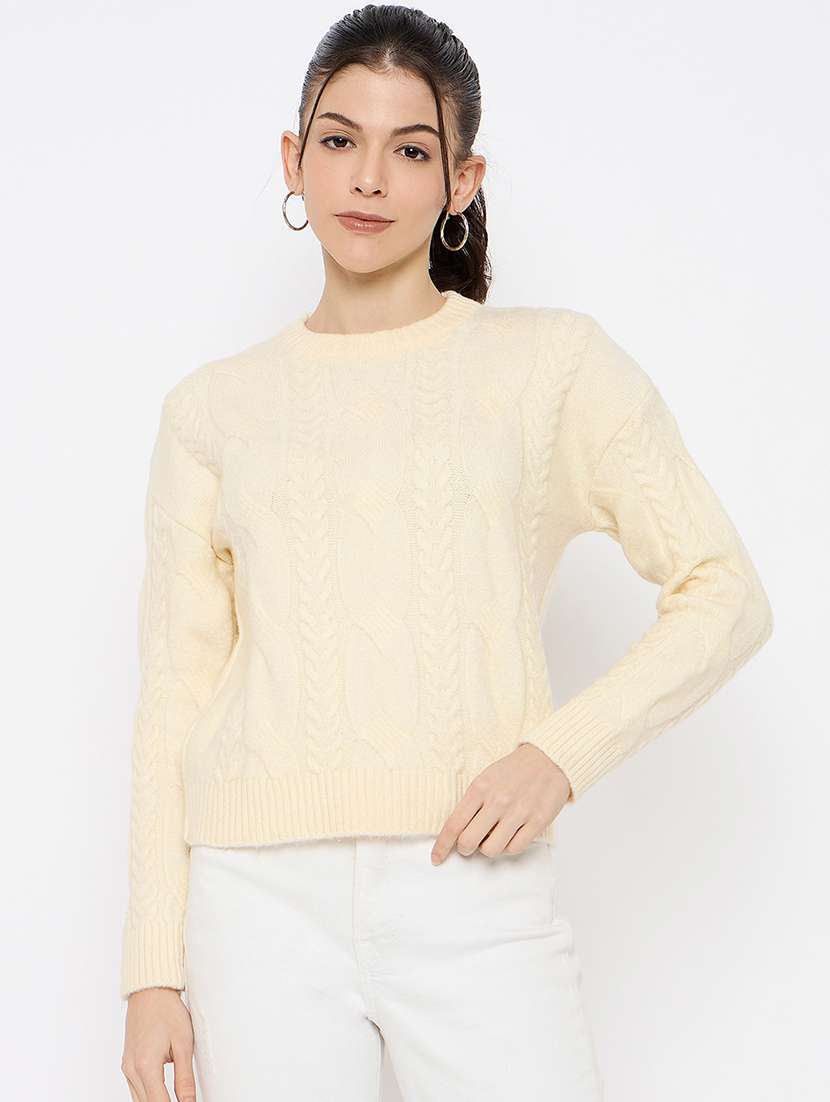 women self designed long sleeve pullover