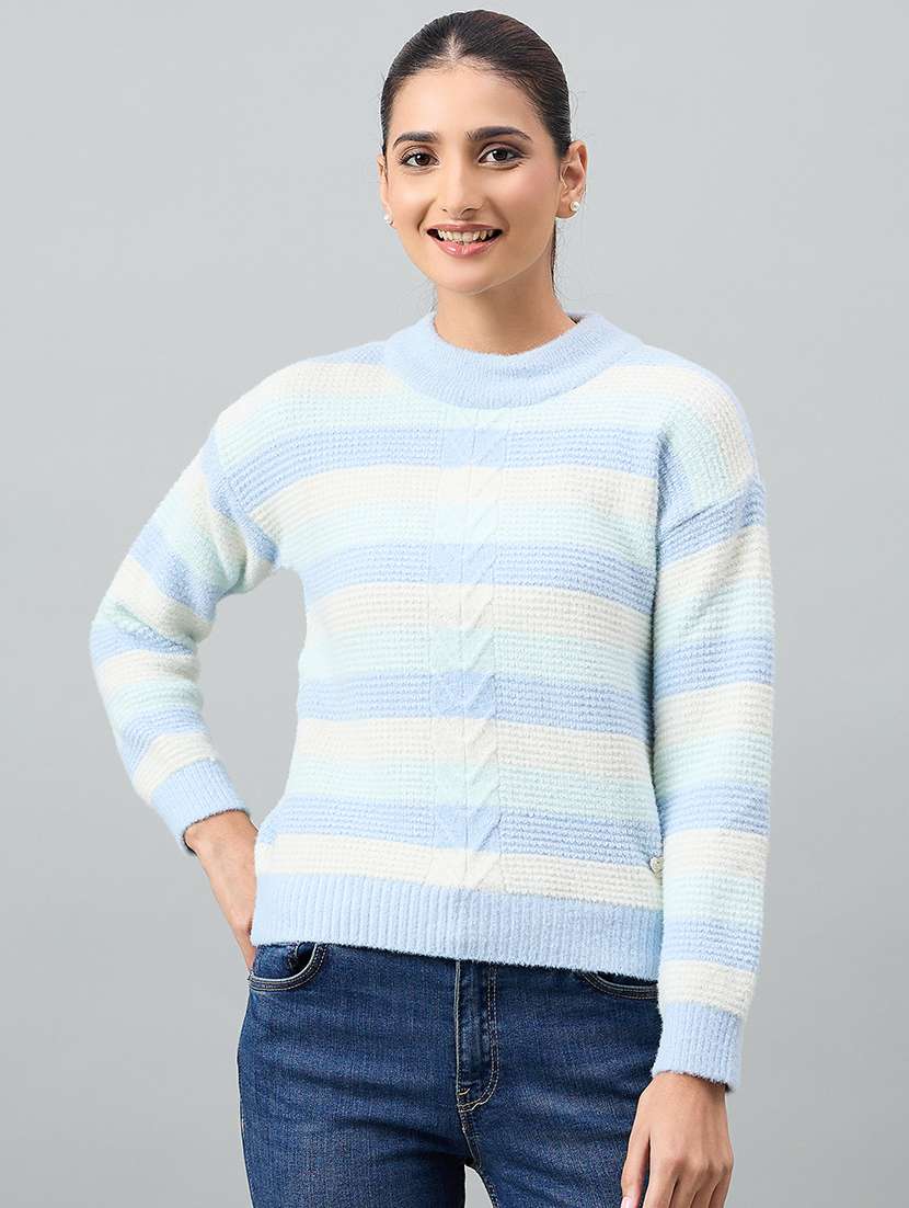 women self designed long sleeve pullover