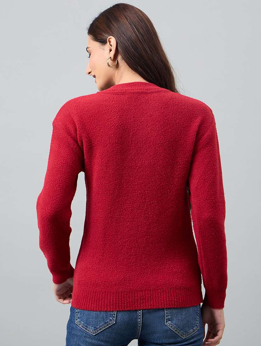 women self designed long sleeve pullover - 22264399 -  Standard Image - 2