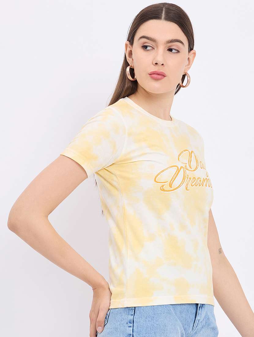 women printed short sleeve t-shirt
