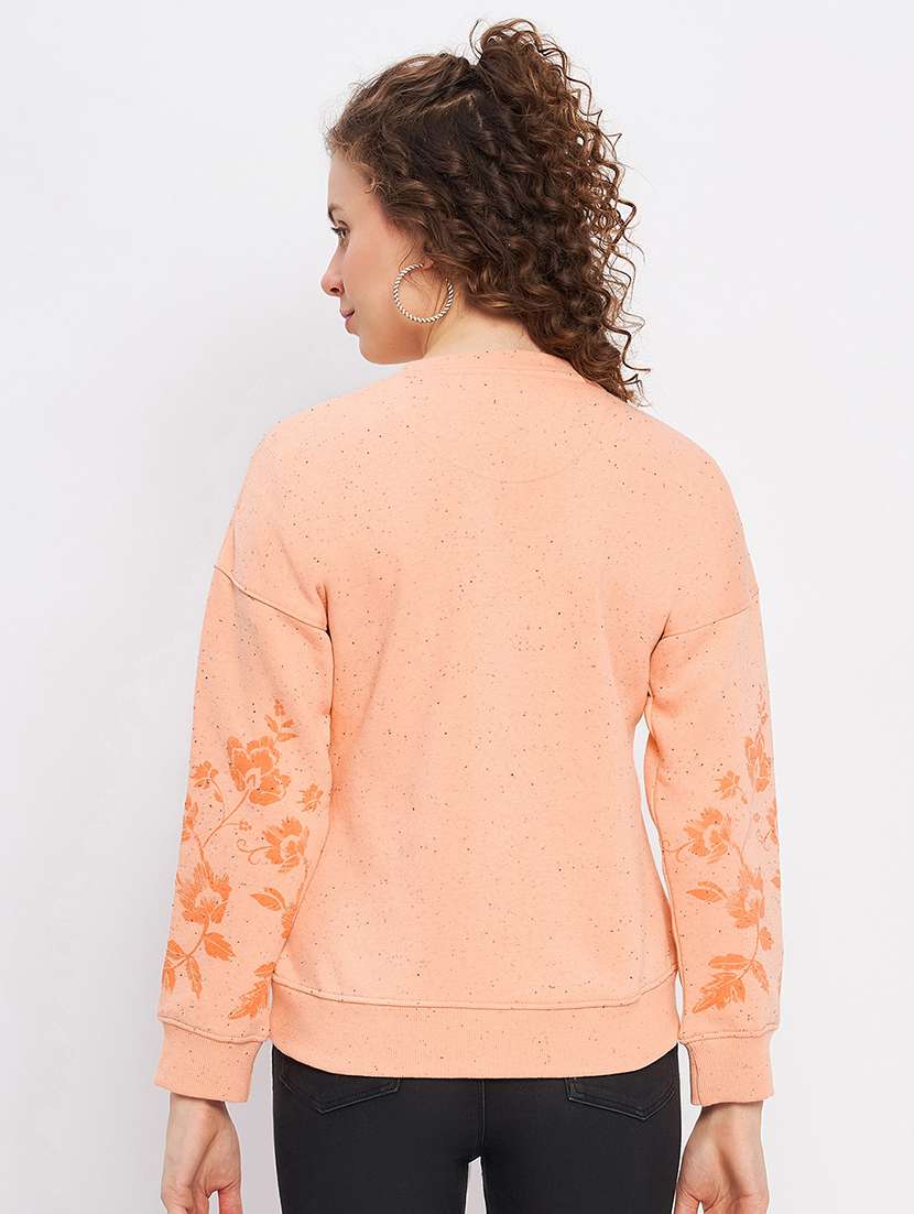 women printed long sleeve sweatshirt - 22264421 -  Standard Image - 2