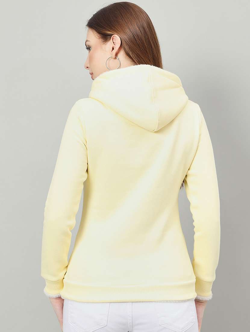 women printed long sleeve hooded sweatshirt - 22264426 -  Standard Image - 2