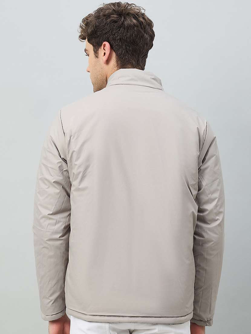 men solid long sleeve reversible puffer jacket - 22264429 -  Standard Image - 2