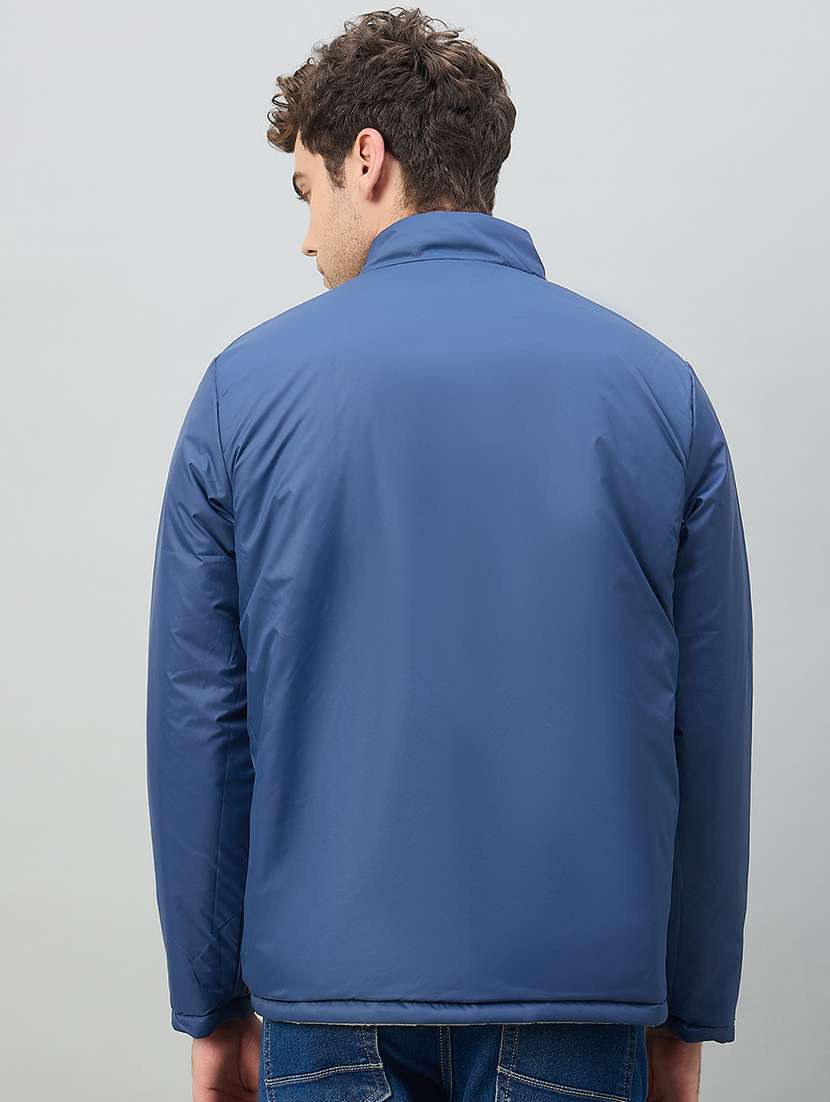 men solid long sleeve reversible puffer jacket - 22264430 -  Standard Image - 2