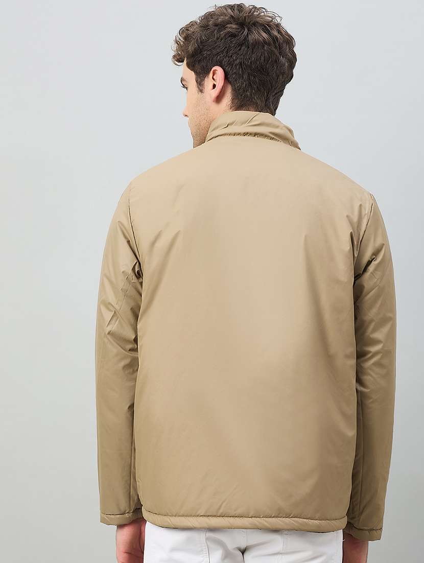 men solid long sleeve reversible puffer jacket - 22264431 -  Standard Image - 2