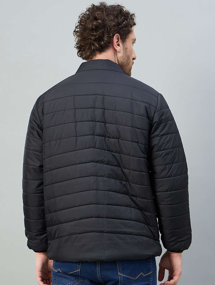 men solid long sleeve puffer jacket - 22264432 -  Standard Image - 2