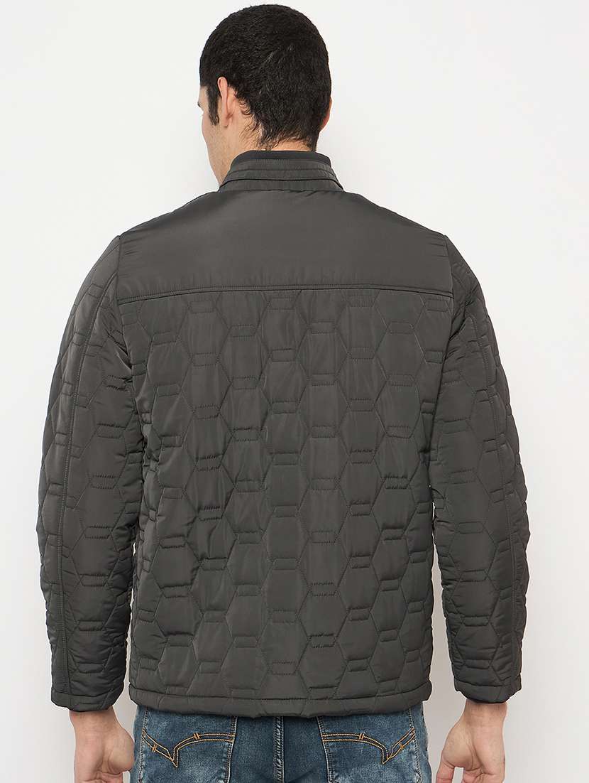 men solid long sleeve puffer jacket - 22264440 -  Standard Image - 2
