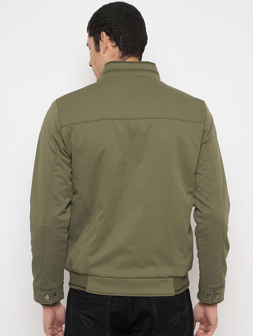 men solid long sleeve puffer jacket - 22264443 -  Standard Image - 2