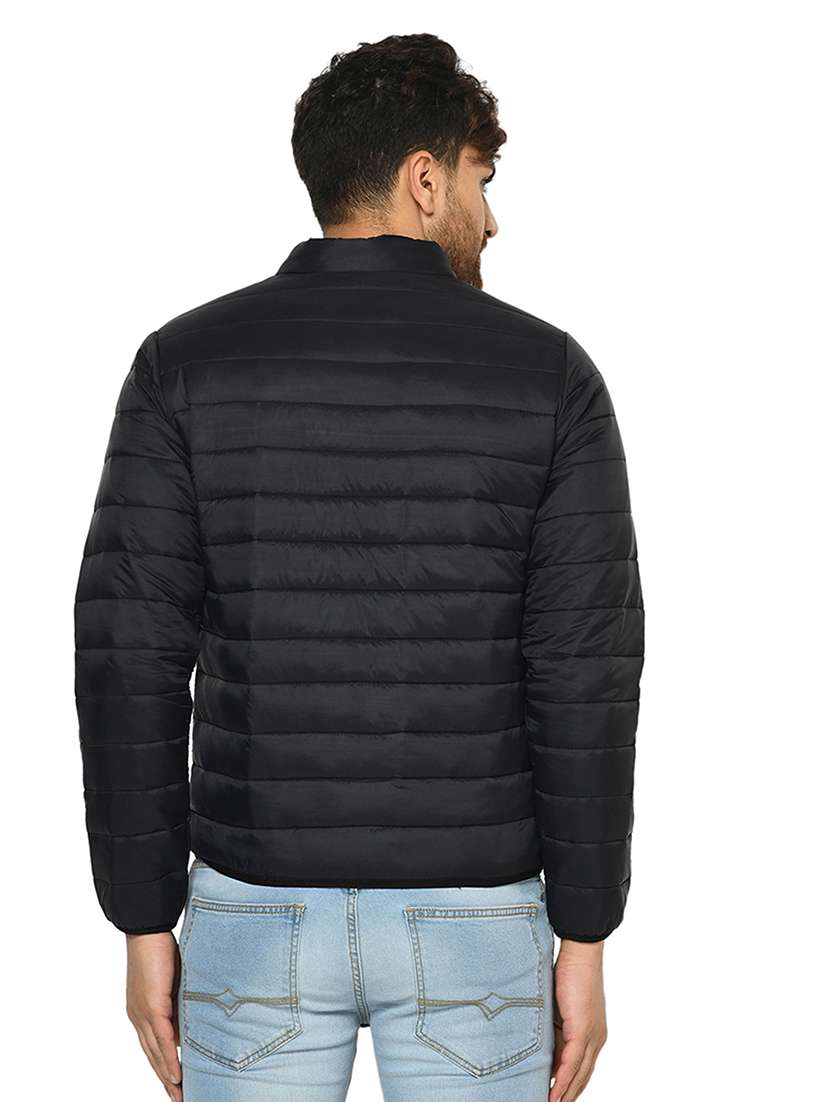 men solid long sleeve puffer jacket - 22264453 -  Standard Image - 2