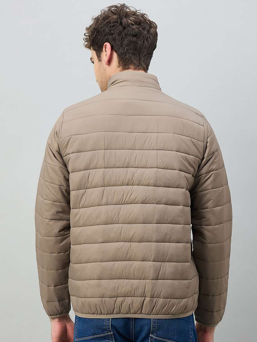 men solid long sleeve puffer jacket - 22264457 -  Standard Image - 2