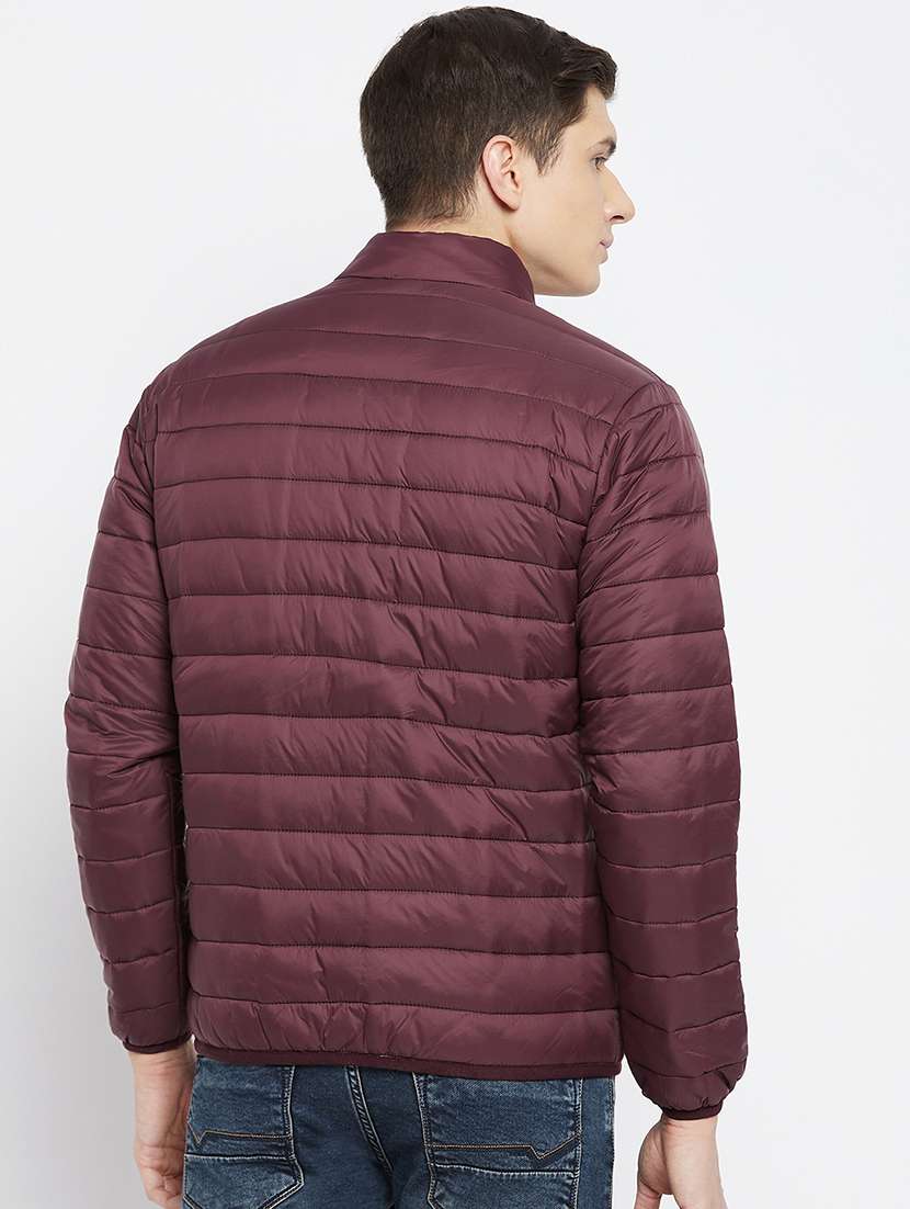 men solid long sleeve puffer jacket - 22264459 -  Standard Image - 2