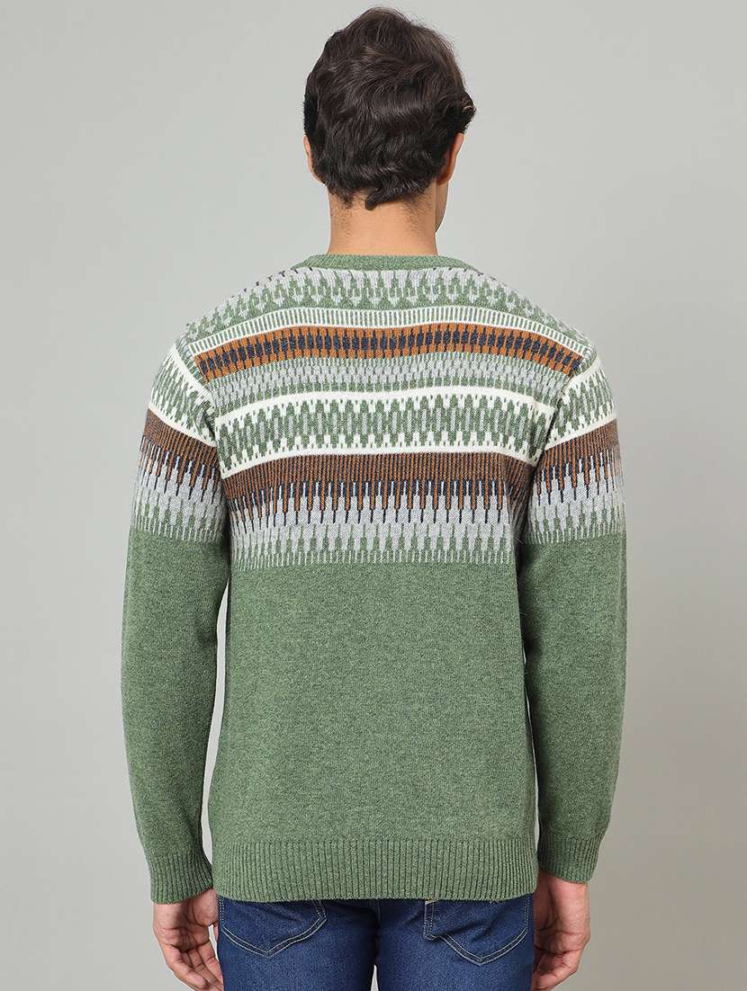 men self designed long sleeve pullover - 22264469 -  Standard Image - 2