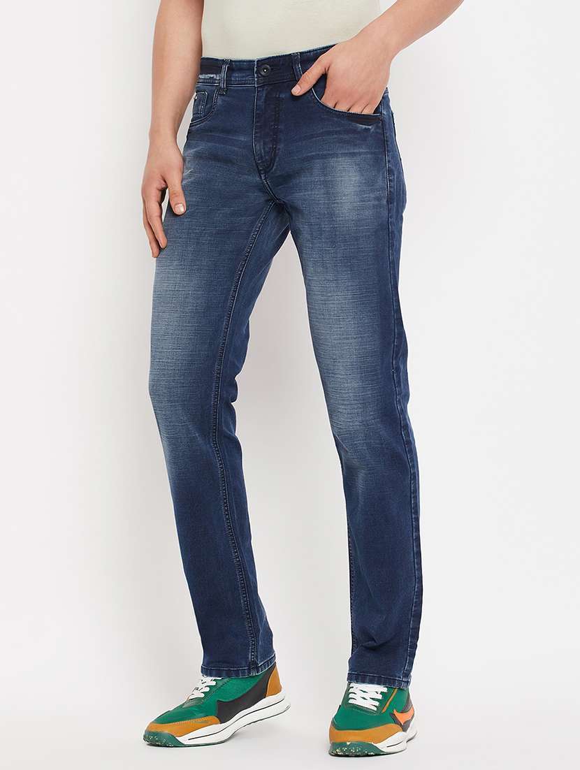 men solid mid rise slim fit jean - 22264476 -  Standard Image - 2