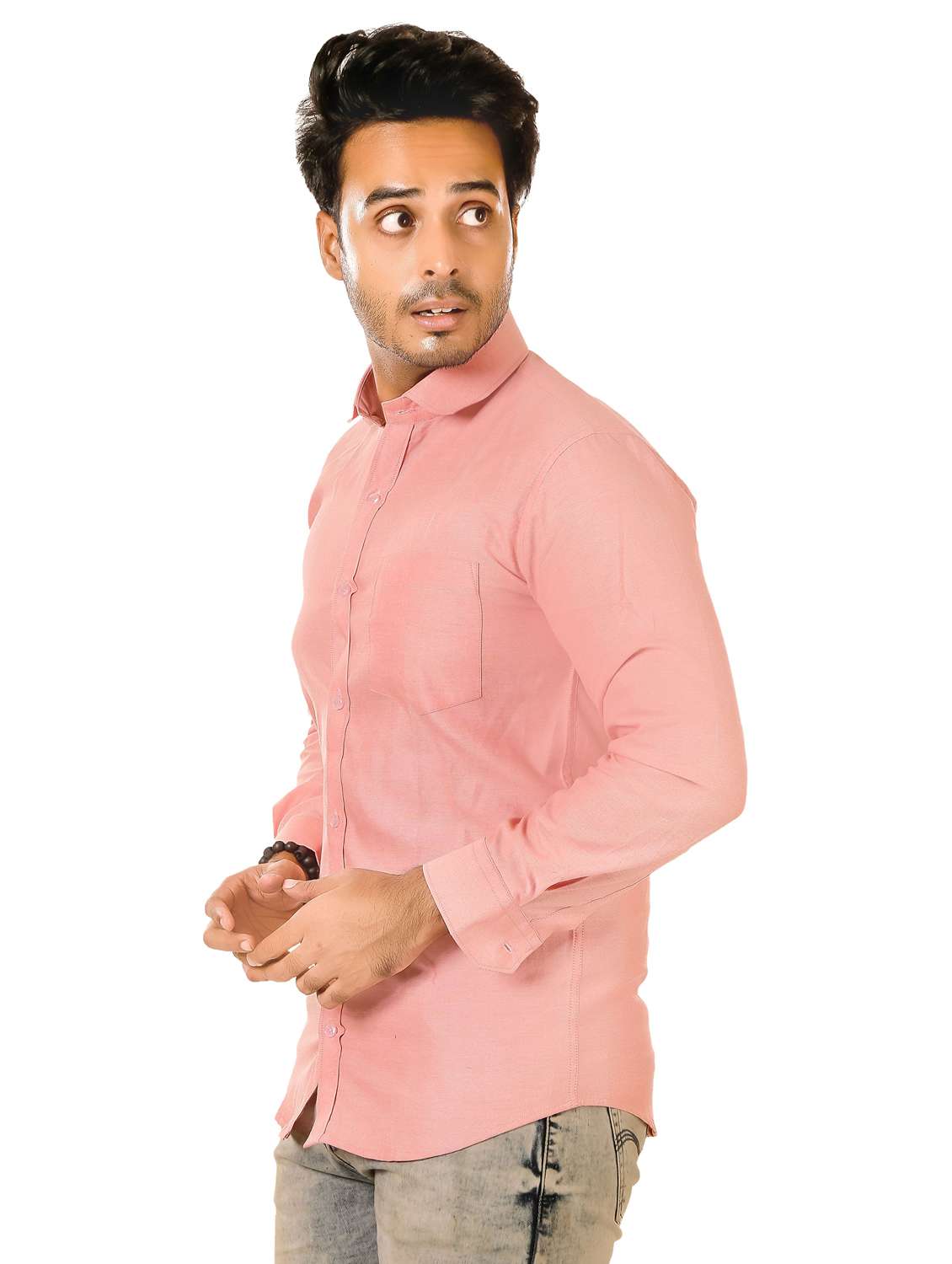 men solid long sleeve regualr fit casual shirt - 22264488 -  Standard Image - 2