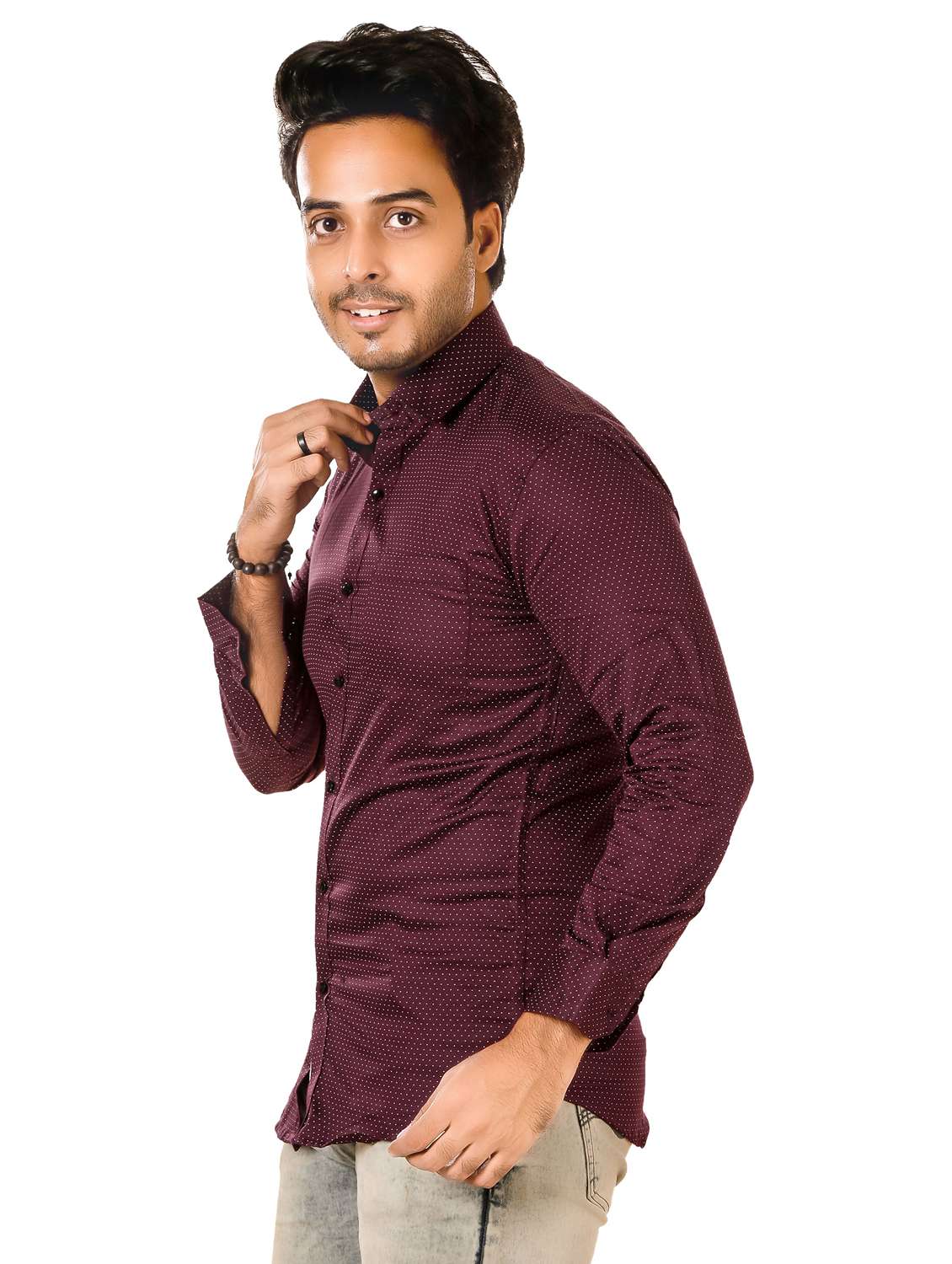 men printed long sleeve regualr fit casual shirt - 22264489 -  Standard Image - 2