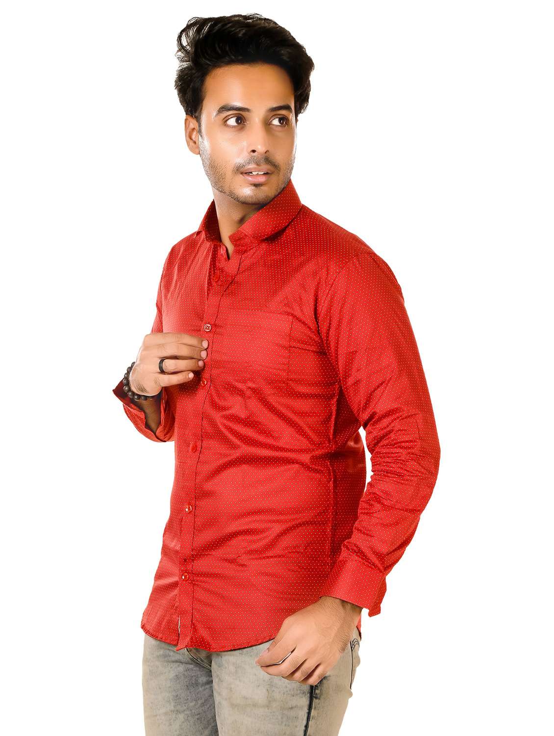 men printed long sleeve regualr fit casual shirt - 22264495 -  Standard Image - 2