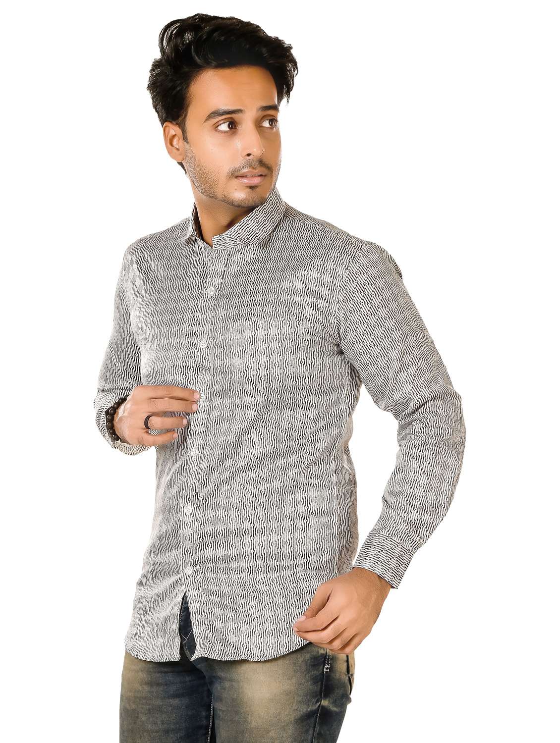 men printed long sleeve regualr fit casual shirt - 22264505 -  Standard Image - 2
