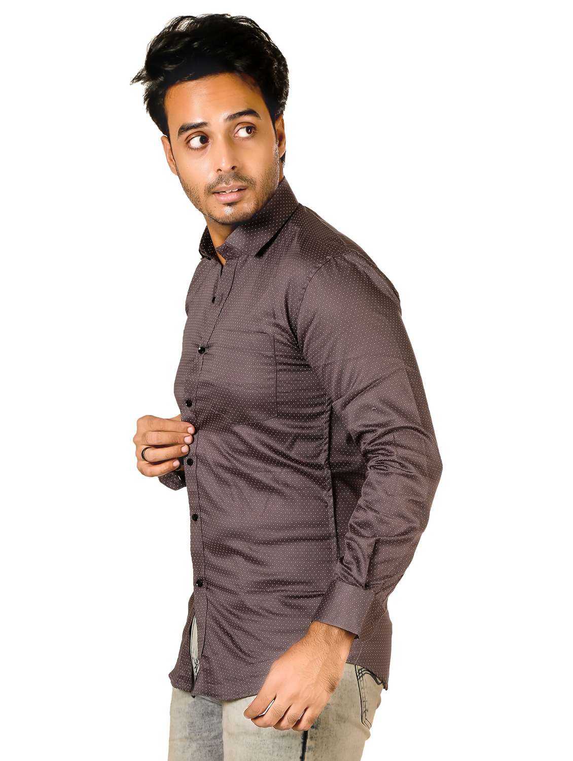 men printed long sleeve regualr fit casual shirt - 22264508 -  Standard Image - 2