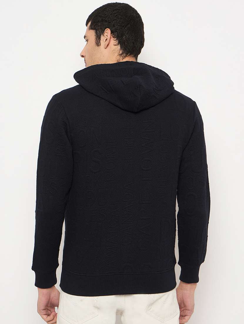 men solid hooded long sleeve sweatshirt - 22264524 -  Standard Image - 2