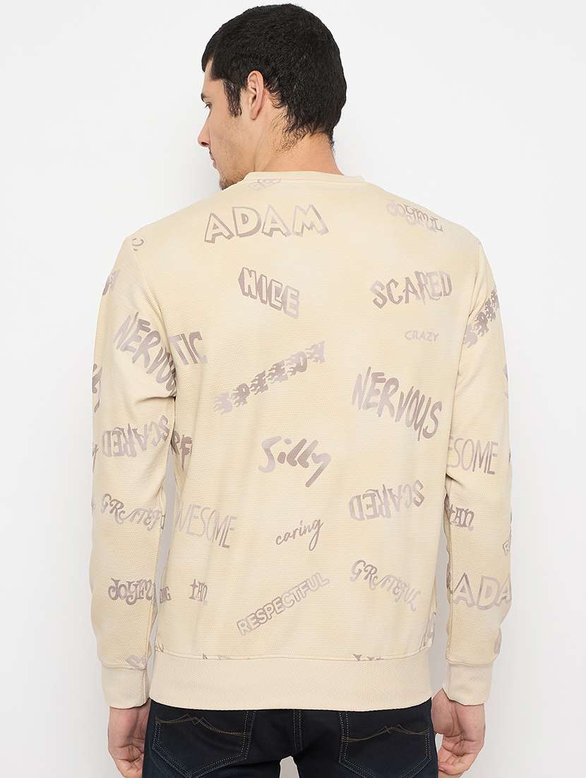 men printed long sleeve sweatshirt - 22264527 -  Standard Image - 2
